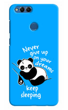 Keep Sleeping Honor 7X Hard Case Back Cover by Casekaro