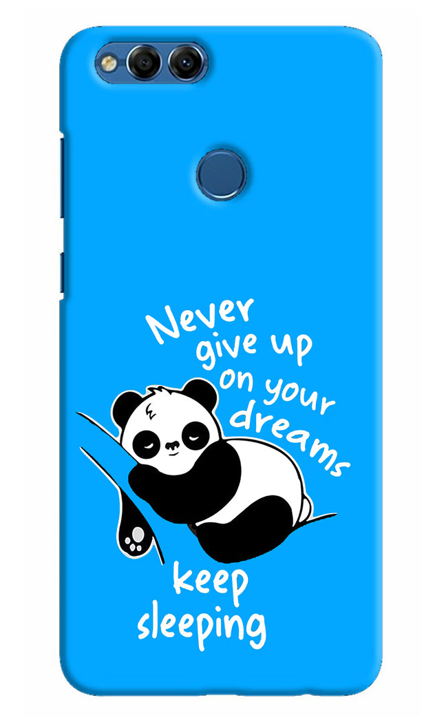 Keep Sleeping Honor 7X Hard Case Back Cover by Casekaro