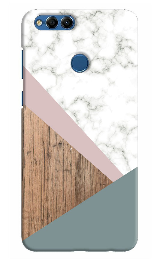 Marble wood Abstract Honor 7X Hard Case Back Cover by Casekaro