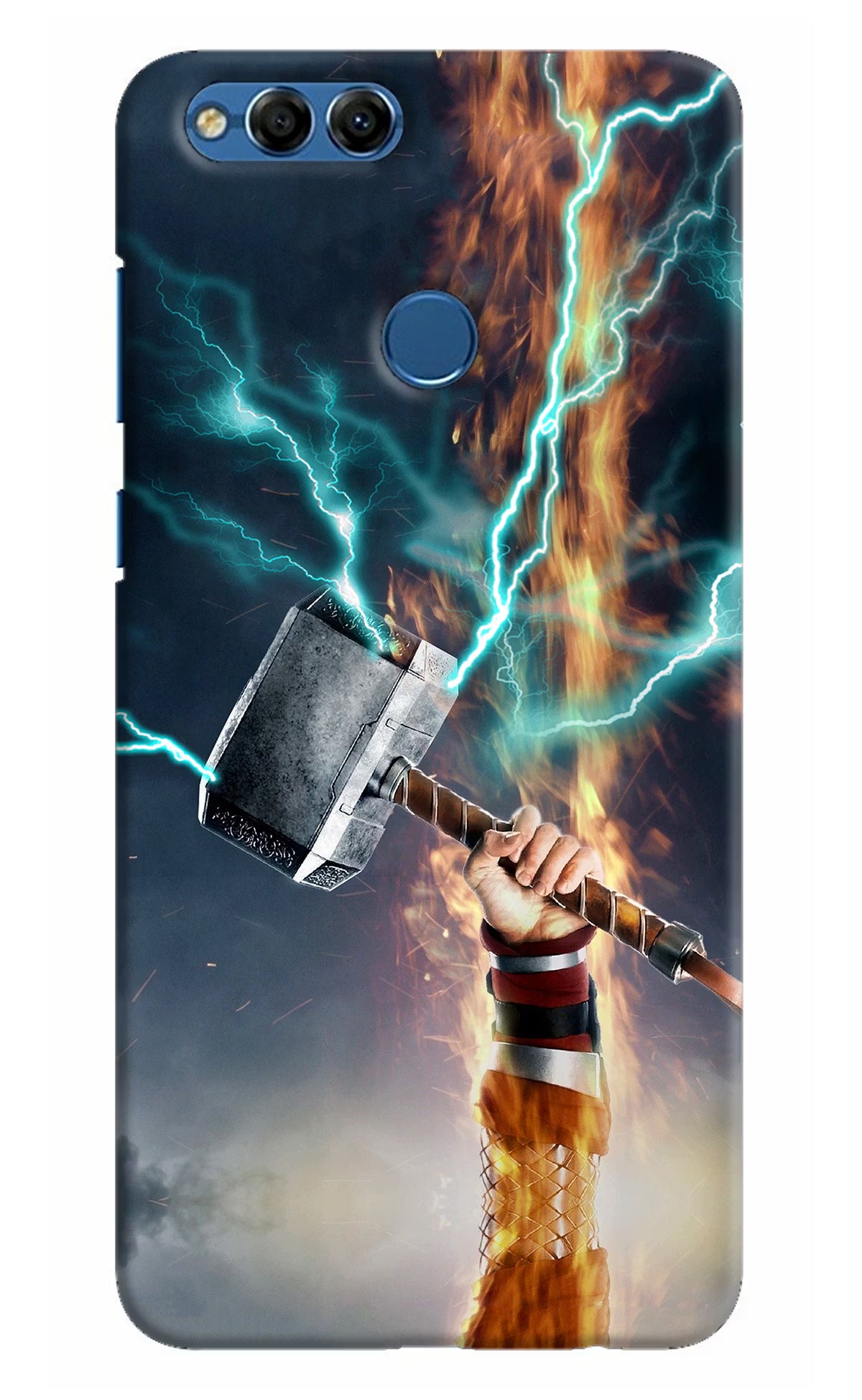 Thor Hammer Mjolnir Honor 7X Hard Case Back Cover by Casekaro