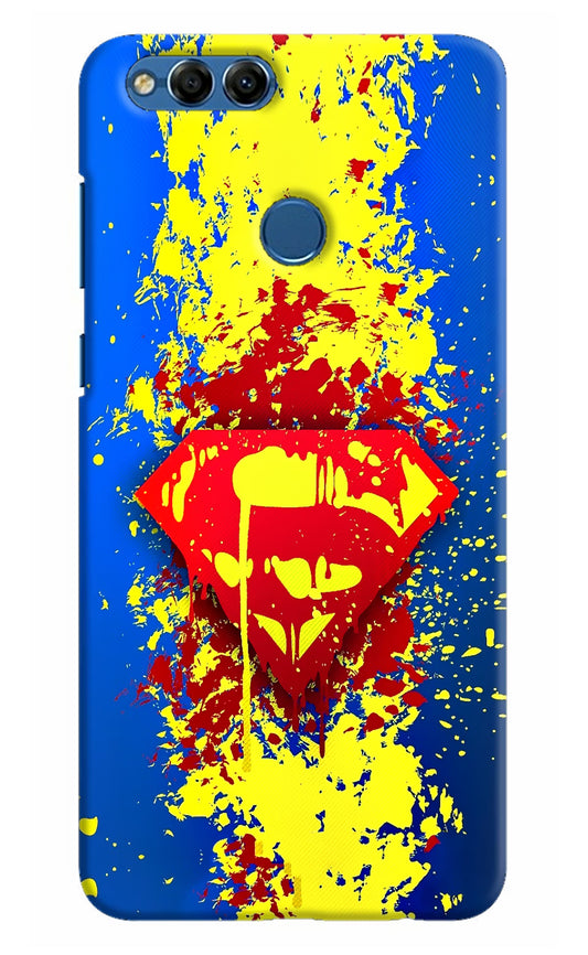 Superman logo Honor 7X Hard Case Back Cover by Casekaro