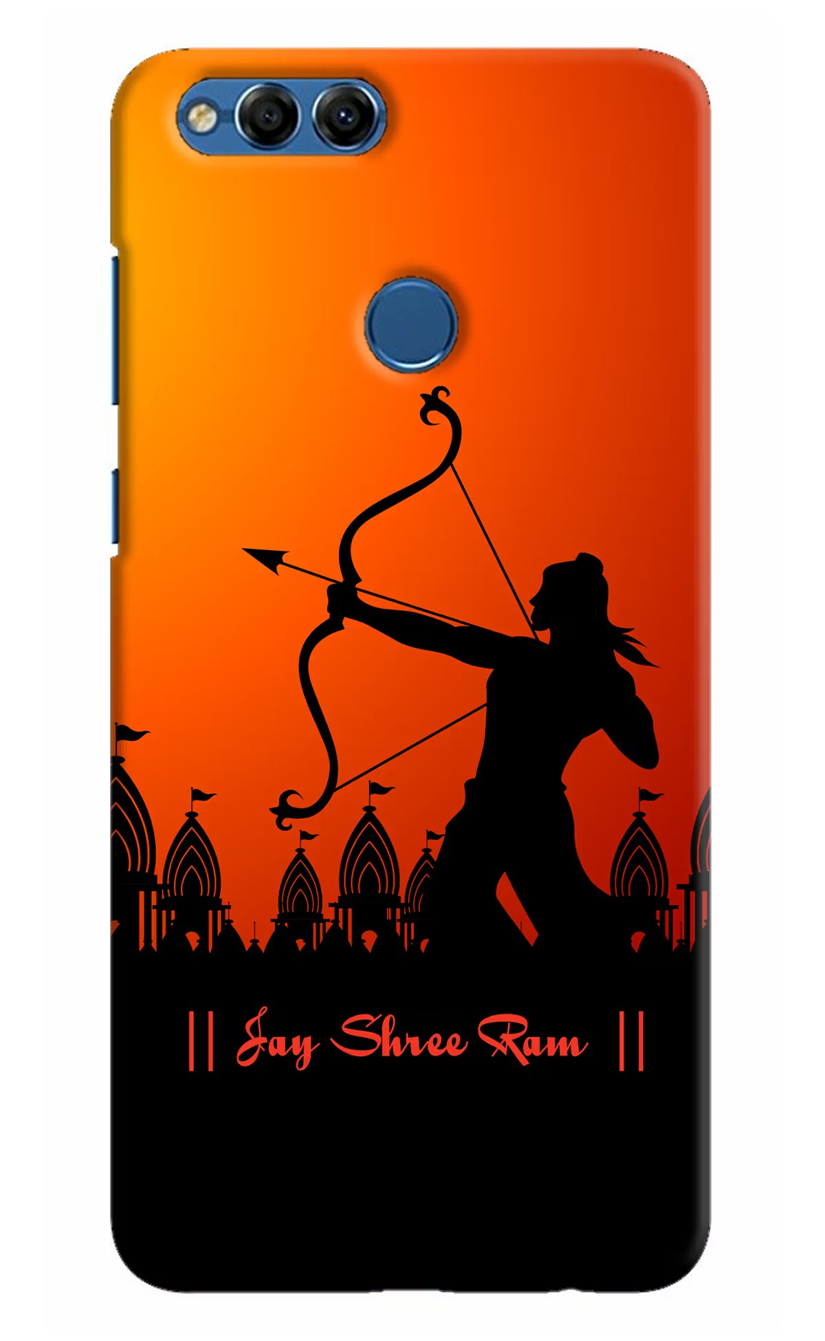 Lord Ram - 4 Honor 7X Hard Case Back Cover by Casekaro