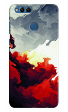 Fire Cloud Honor 7X Hard Case Back Cover by Casekaro