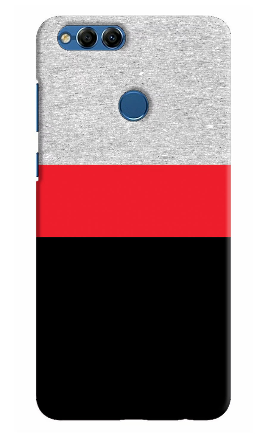 Tri Color Pattern Honor 7X Back Cover, Hard case