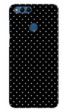 White Dots Honor 7X Hard Case Back Cover by Casekaro