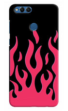 Fire Flames Honor 7X Hard Case Back Cover by Casekaro