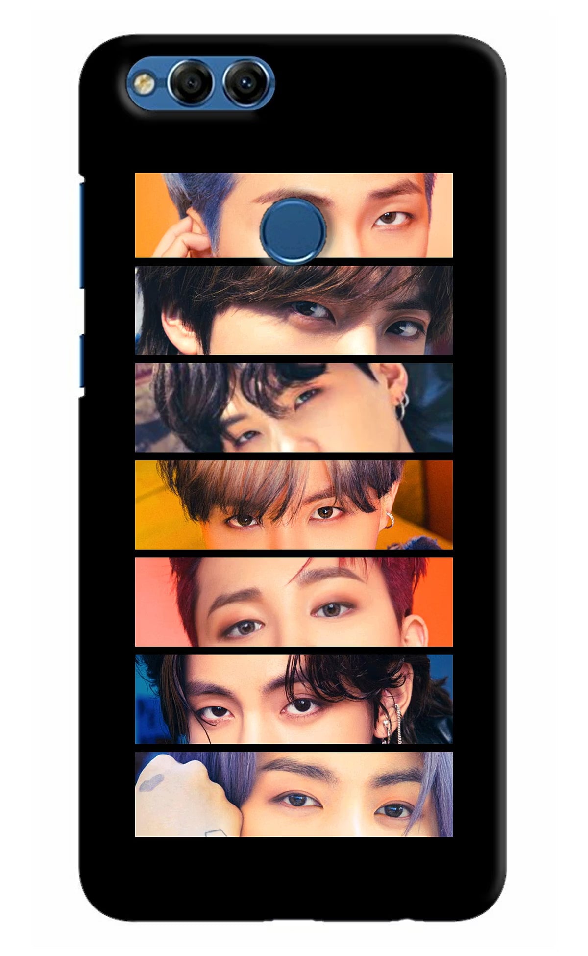 BTS Eyes Honor 7X Hard Case Back Cover by Casekaro
