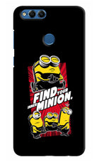 Find your inner Minion Honor 7X Hard Case Back Cover by Casekaro