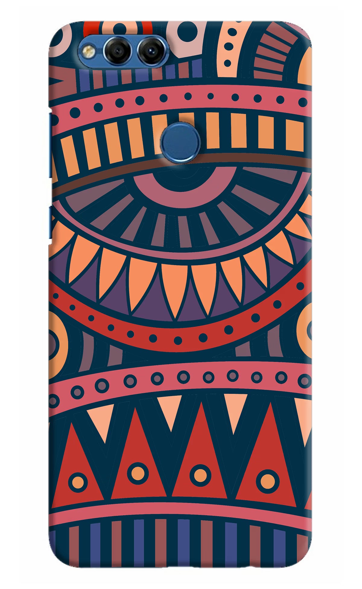 African Culture Design Honor 7X Hard Case Back Cover by Casekaro