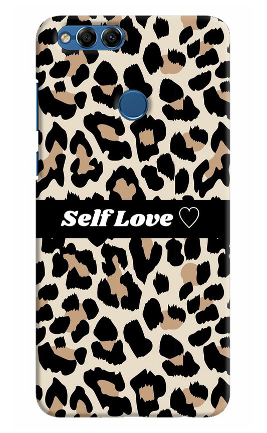 Leopard Print Self Love Honor 7X Back Cover