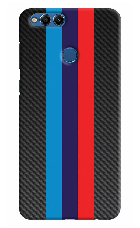 BMW Stripes Pattern Honor 7X Hard Case Back Cover by Casekaro