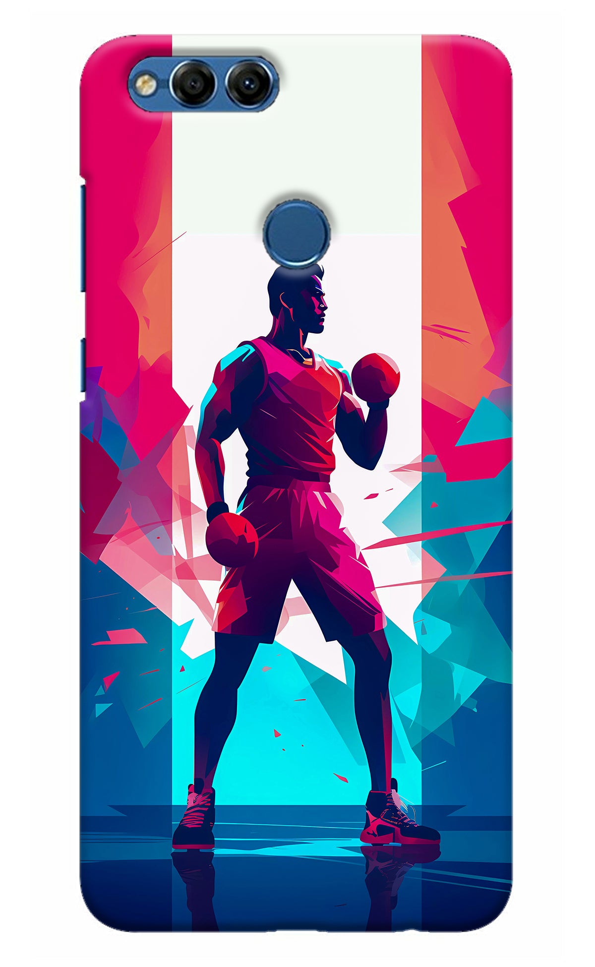 Champion Fighter (AI Generated) Honor 7X Back Cover