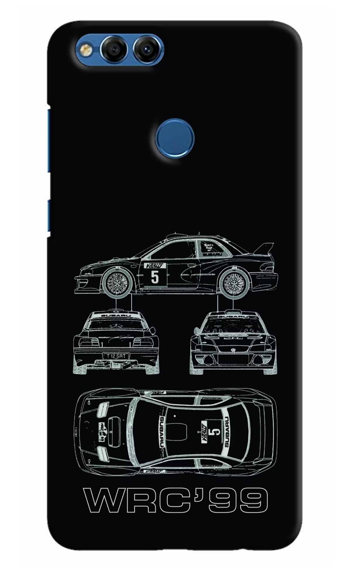 WRC'99 Honor 7X Hard Case Back Cover by Casekaro