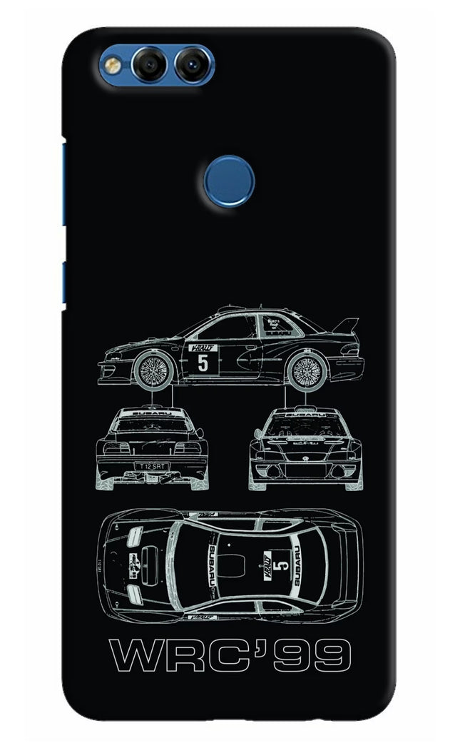 WRC'99 Honor 7X Hard Case Back Cover by Casekaro