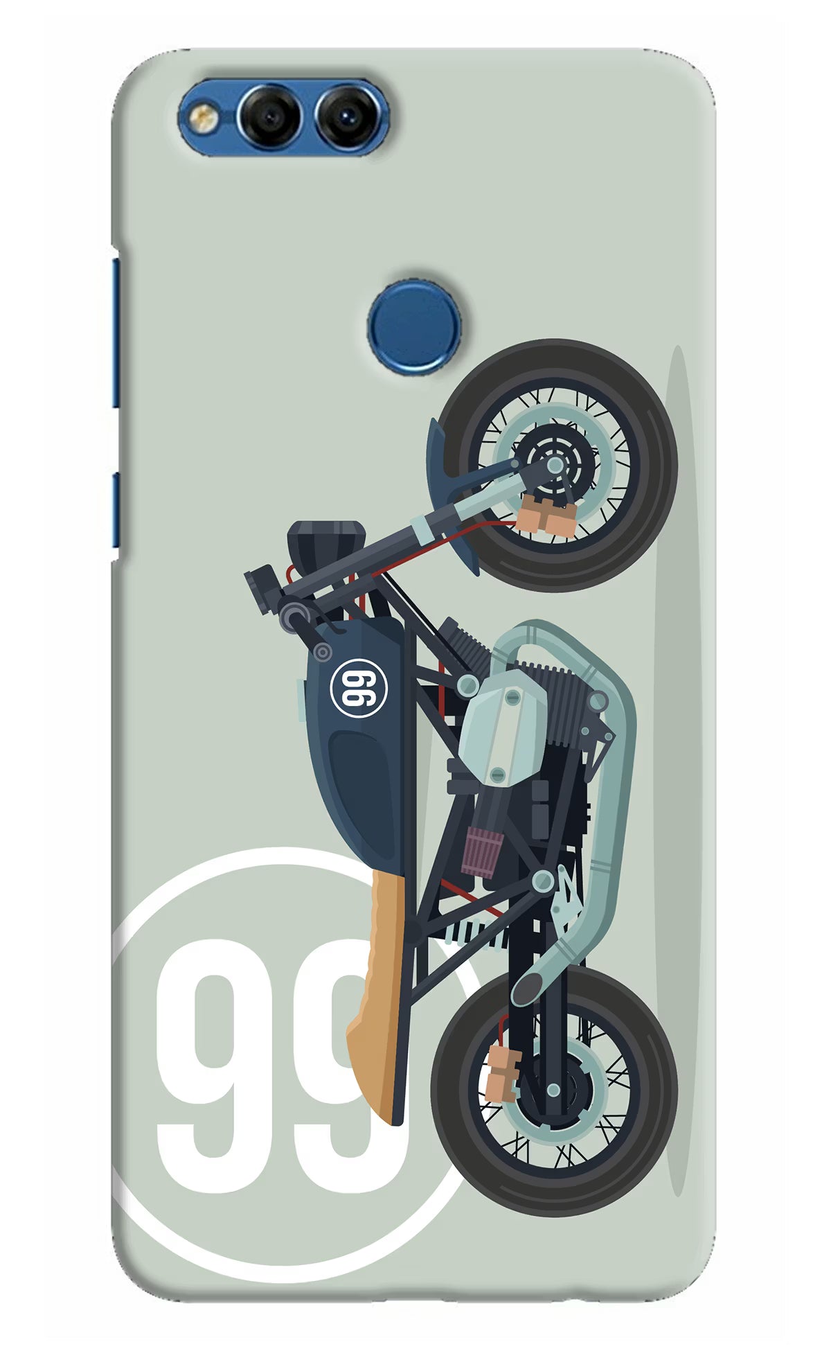 Classic Cafe Racer 99 Honor 7X Hard Case Back Cover by Casekaro