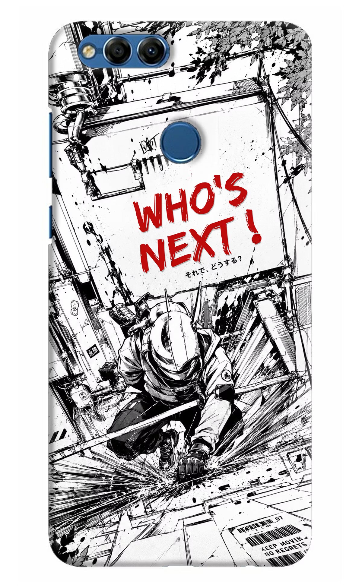 Who's Next Honor 7X Hard Case Back Cover by Casekaro