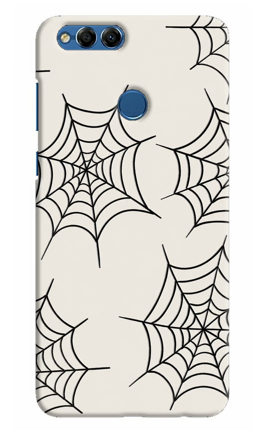 Spider Web Honor 7X Hard Case Back Cover by Casekaro
