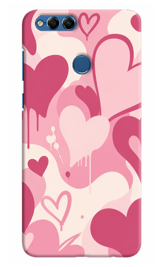 Hearty case Honor 7X Hard Case Back Cover by Casekaro