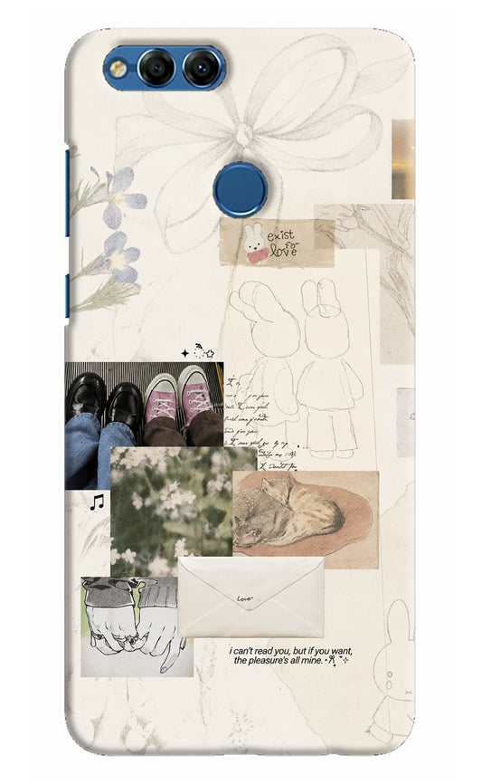 Soft Aesthetic Honor 7X Back Cover