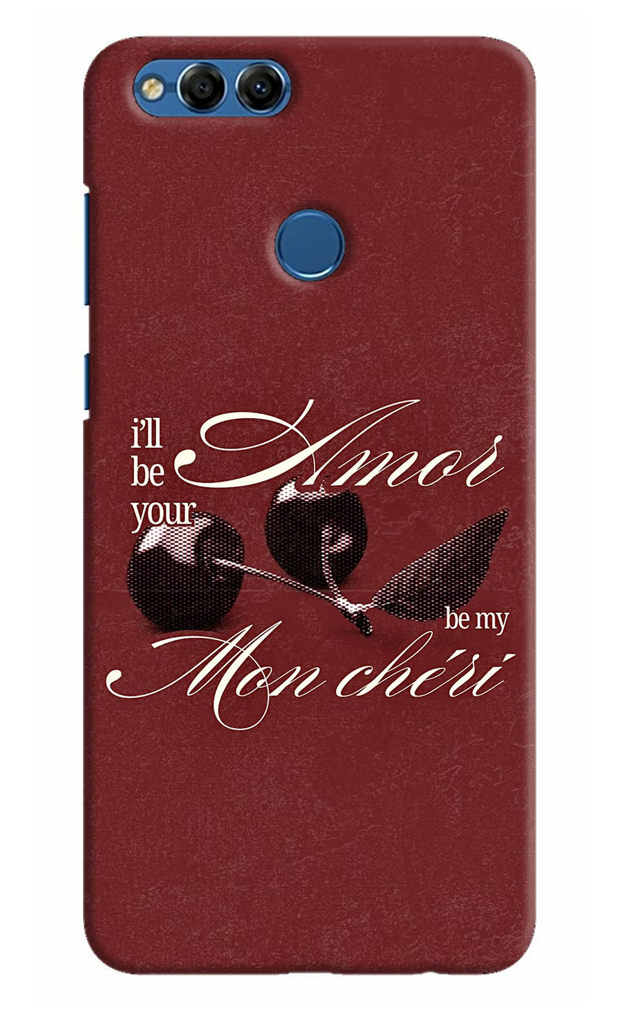 Velvet Cherry Honor 7X Back Cover, Hard case