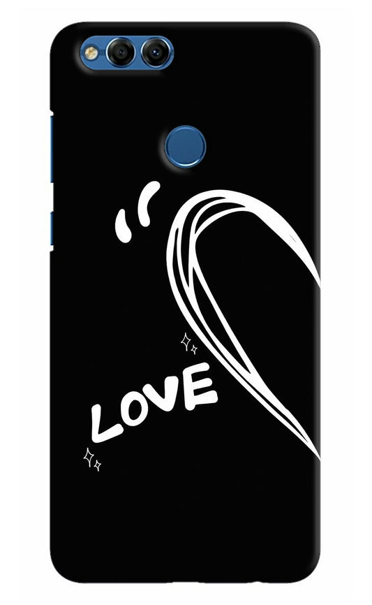 Love Line Honor 7X Hard Case Back Cover by Casekaro