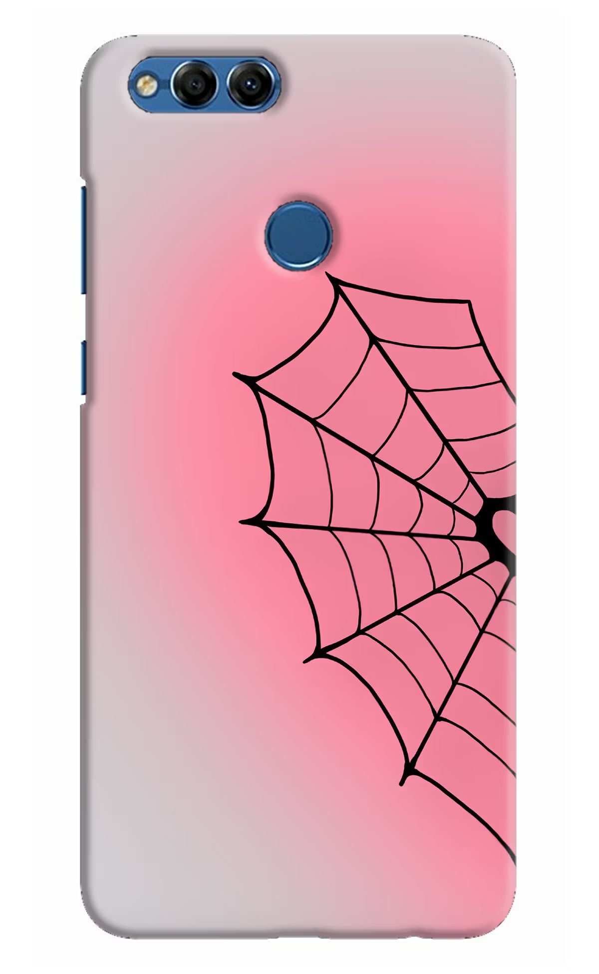 Pink Web Honor 7X Back Cover