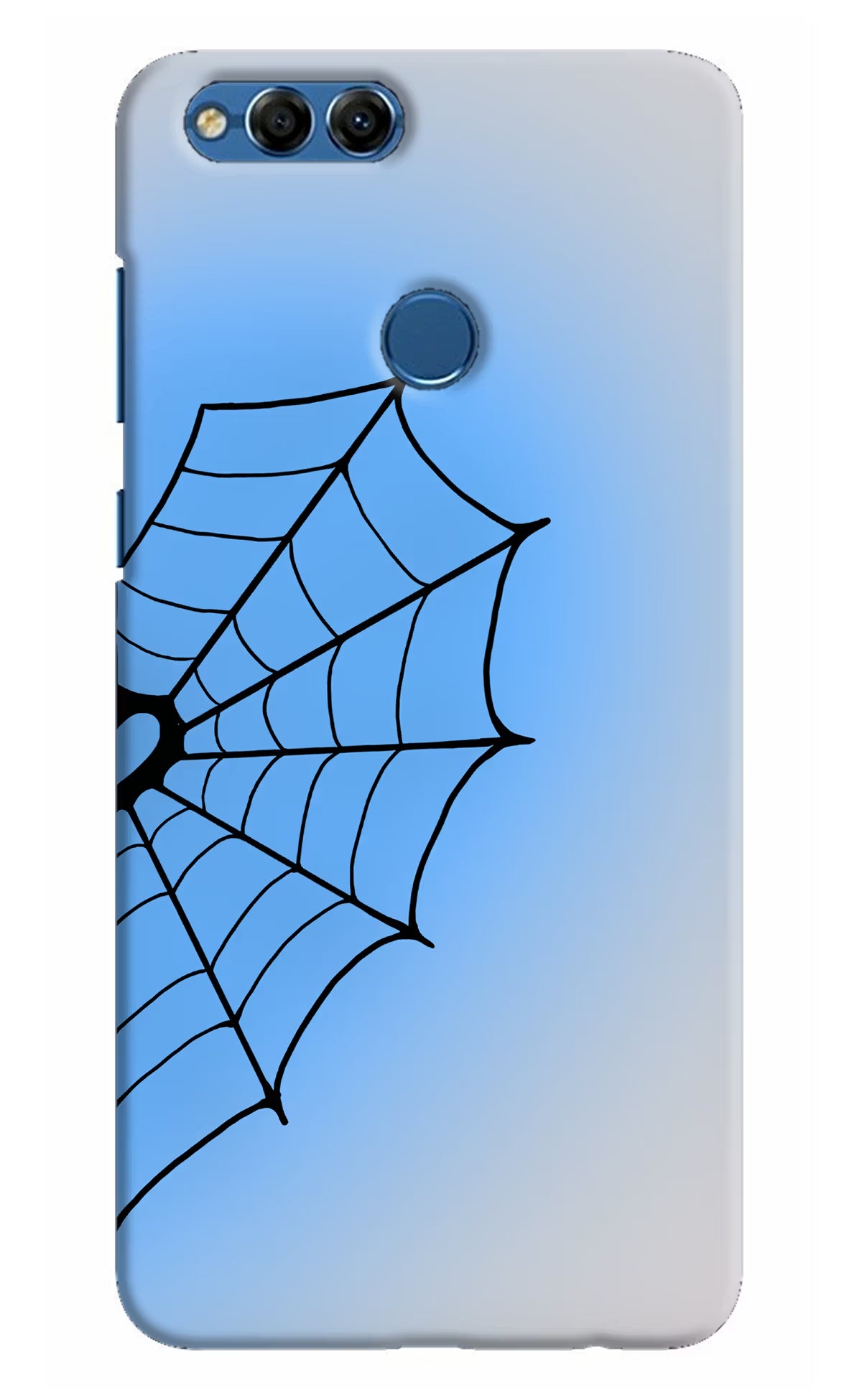 Blue Web Honor 7X Back Cover