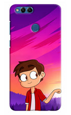 Marco Sunset Honor 7X Hard Case Back Cover by Casekaro
