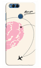 Miss Orbit Honor 7X Hard Case Back Cover by Casekaro