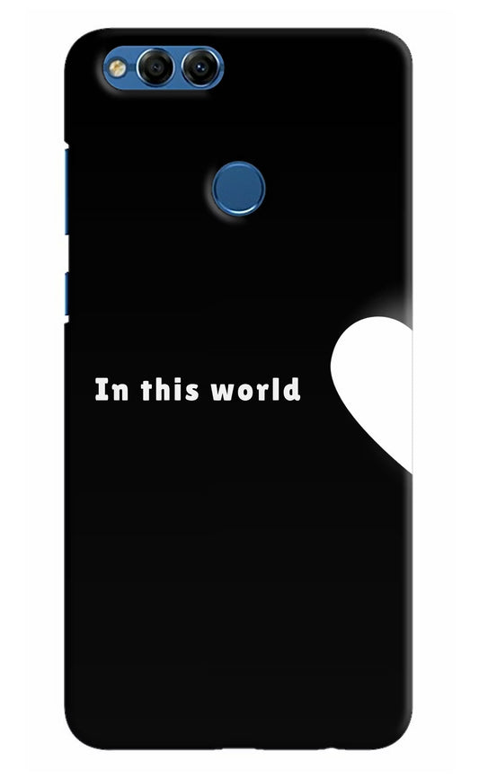 This World Honor 7X Hard Case Back Cover by Casekaro