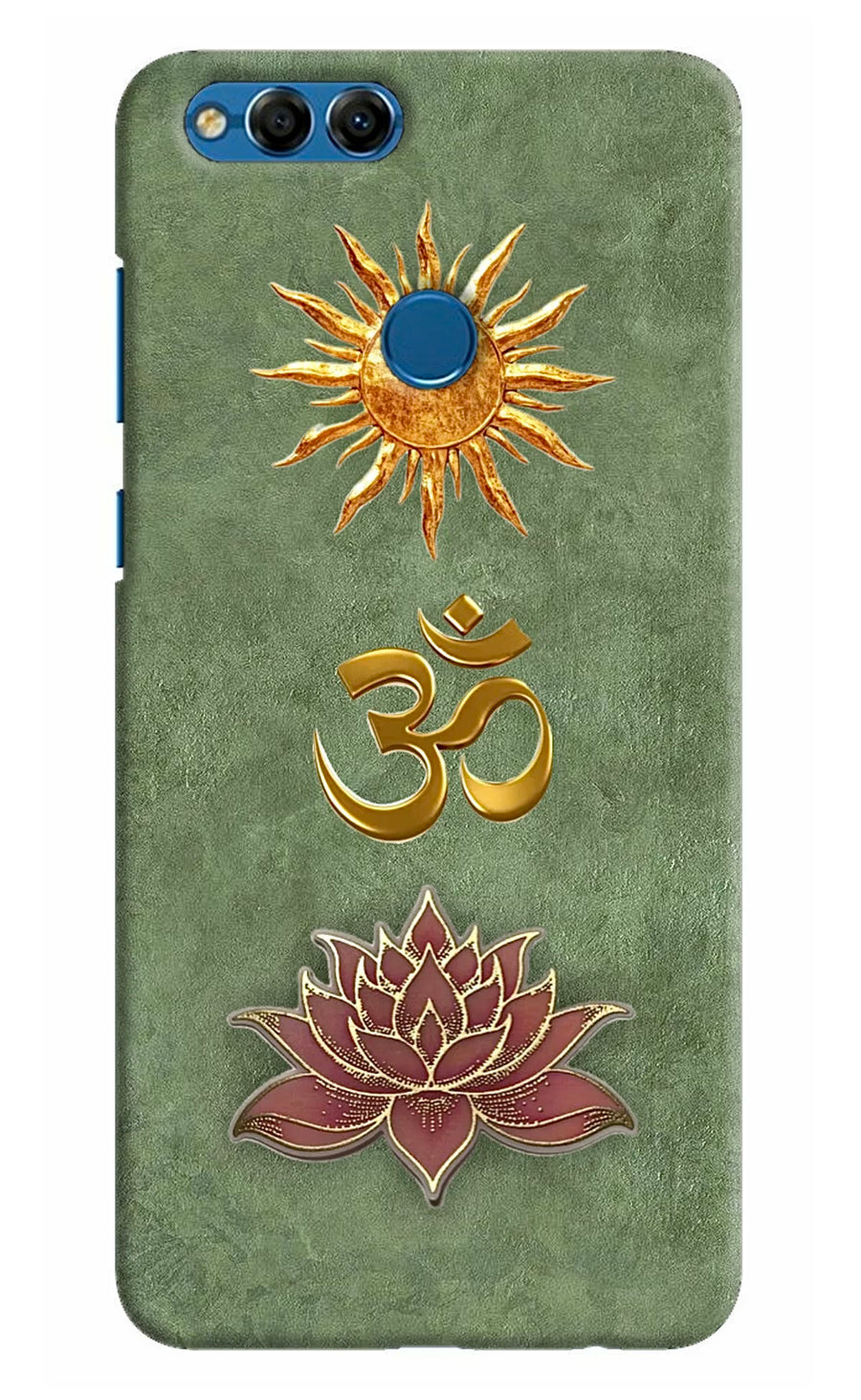 Om & Lotus Honor 7X Back Cover, Hard case