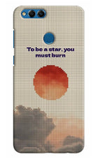 Pixel Sun Honor 7X Hard Case Back Cover by Casekaro