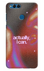 Pink Aura Honor 7X Hard Case Back Cover by Casekaro