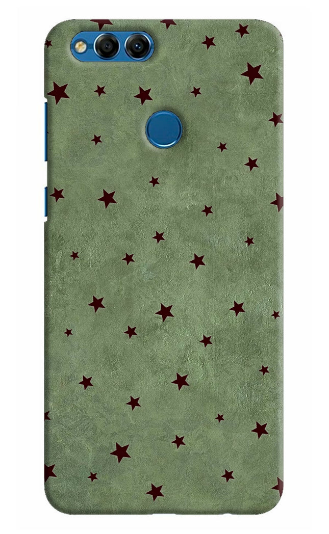 Green Stars Honor 7X Hard Case Back Cover by Casekaro