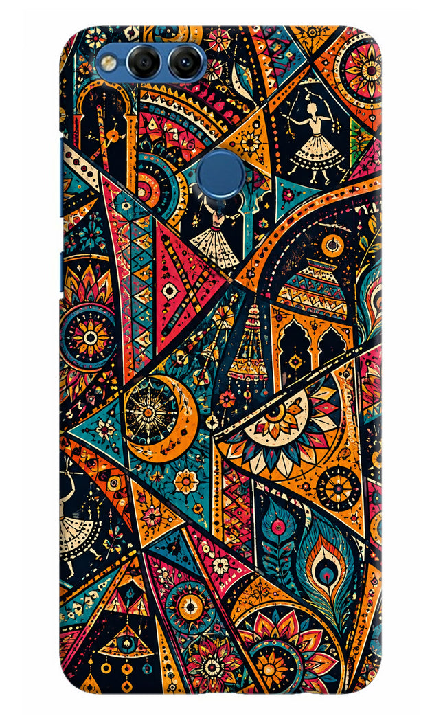 Folk Print Honor 7X Hard Case Back Cover by Casekaro