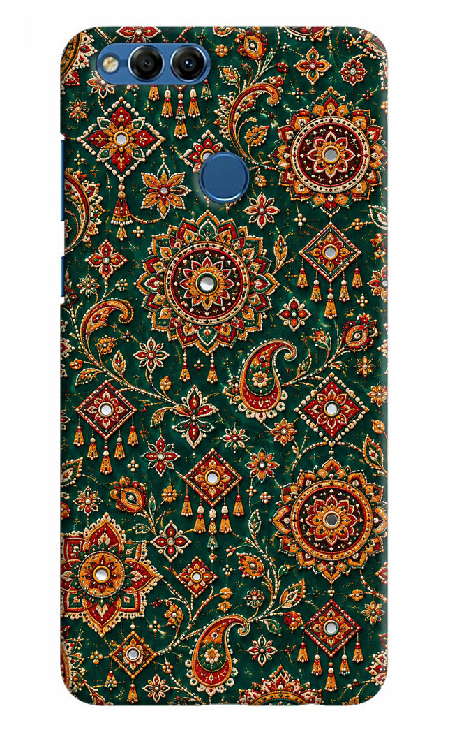Green Pataka Honor 7X Hard Case Back Cover by Casekaro