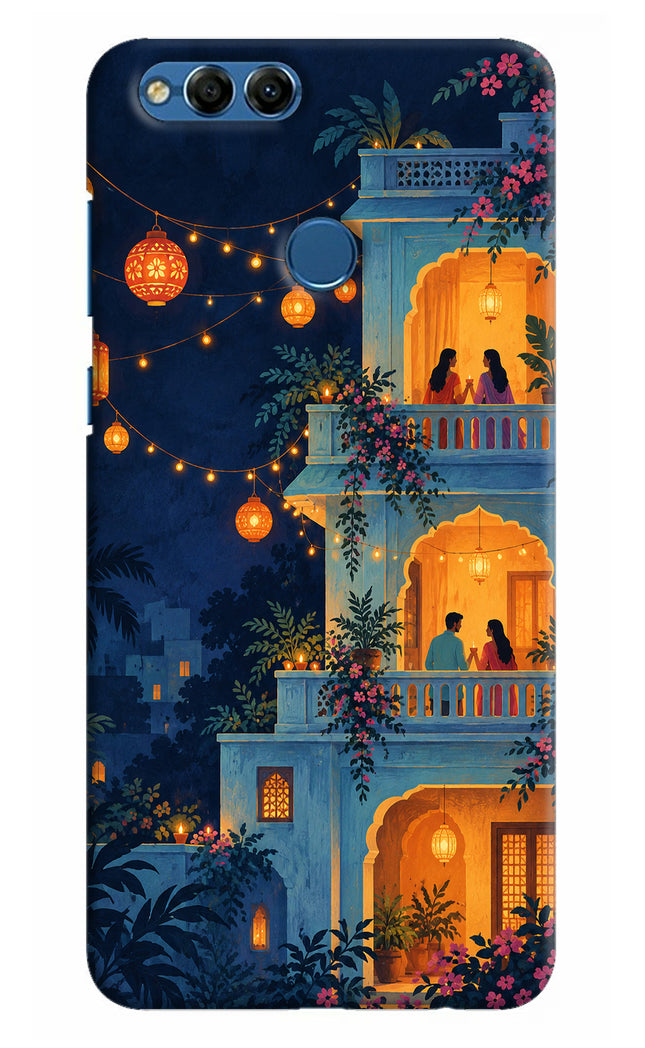 Balcony Glow Honor 7X Hard Case Back Cover by Casekaro