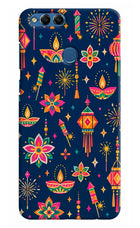 Festive Pop Honor 7X Hard Case Back Cover by Casekaro