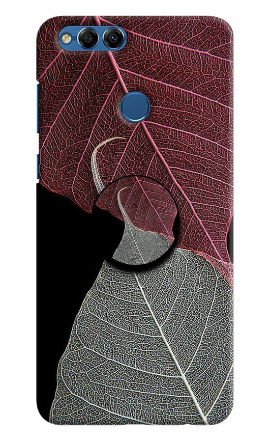 Leaf Pattern Honor 7X Pop Case by Casekaro