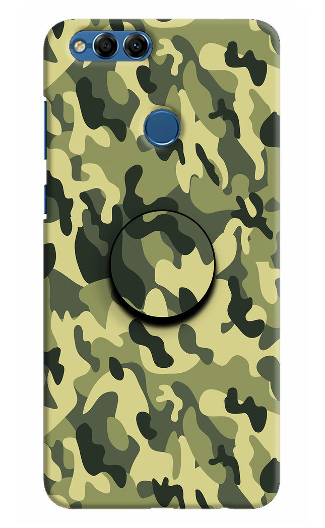 Camouflage Honor 7X Pop Case by Casekaro