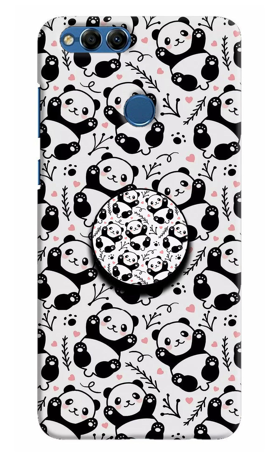 Cute Panda Honor 7X Pop Case, Hard case