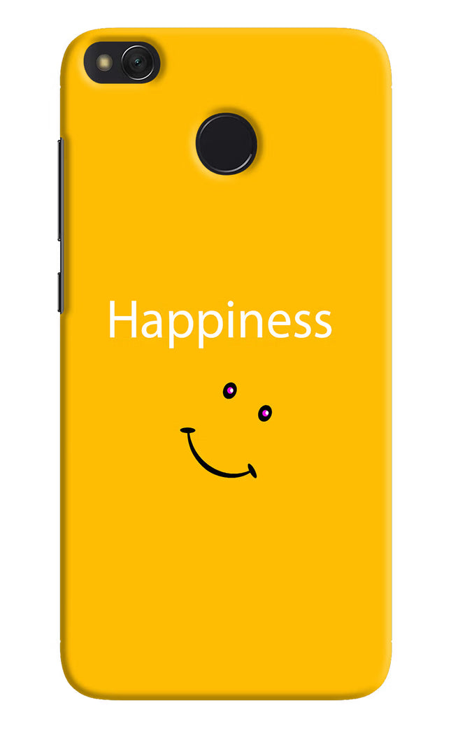 Happiness With Smiley Redmi 4 Hard Case Back Cover by Casekaro