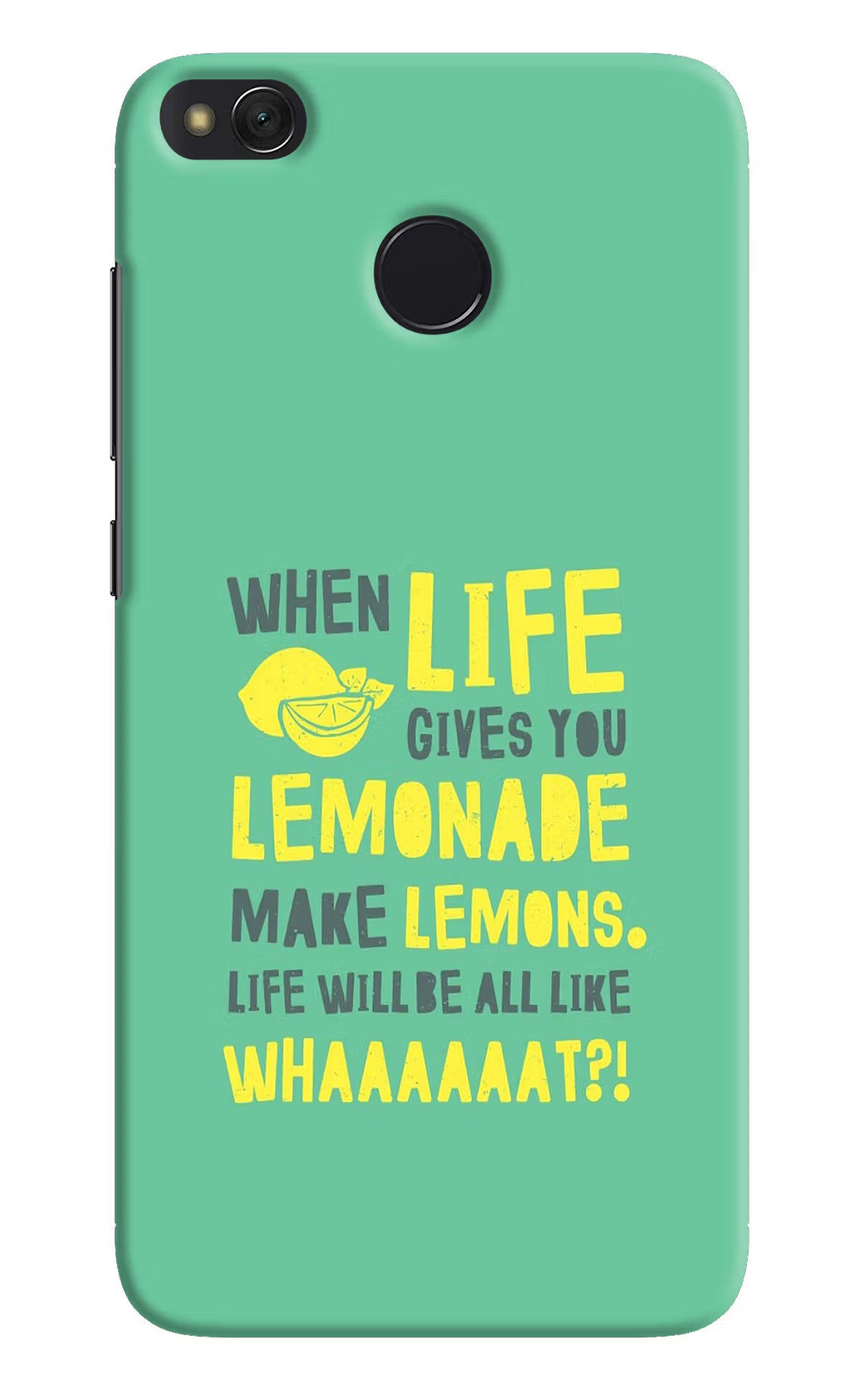 Quote Redmi 4 Hard Case Back Cover by Casekaro