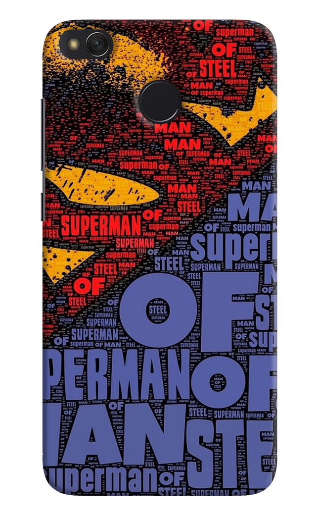 Superman Redmi 4 Hard Case Back Cover by Casekaro
