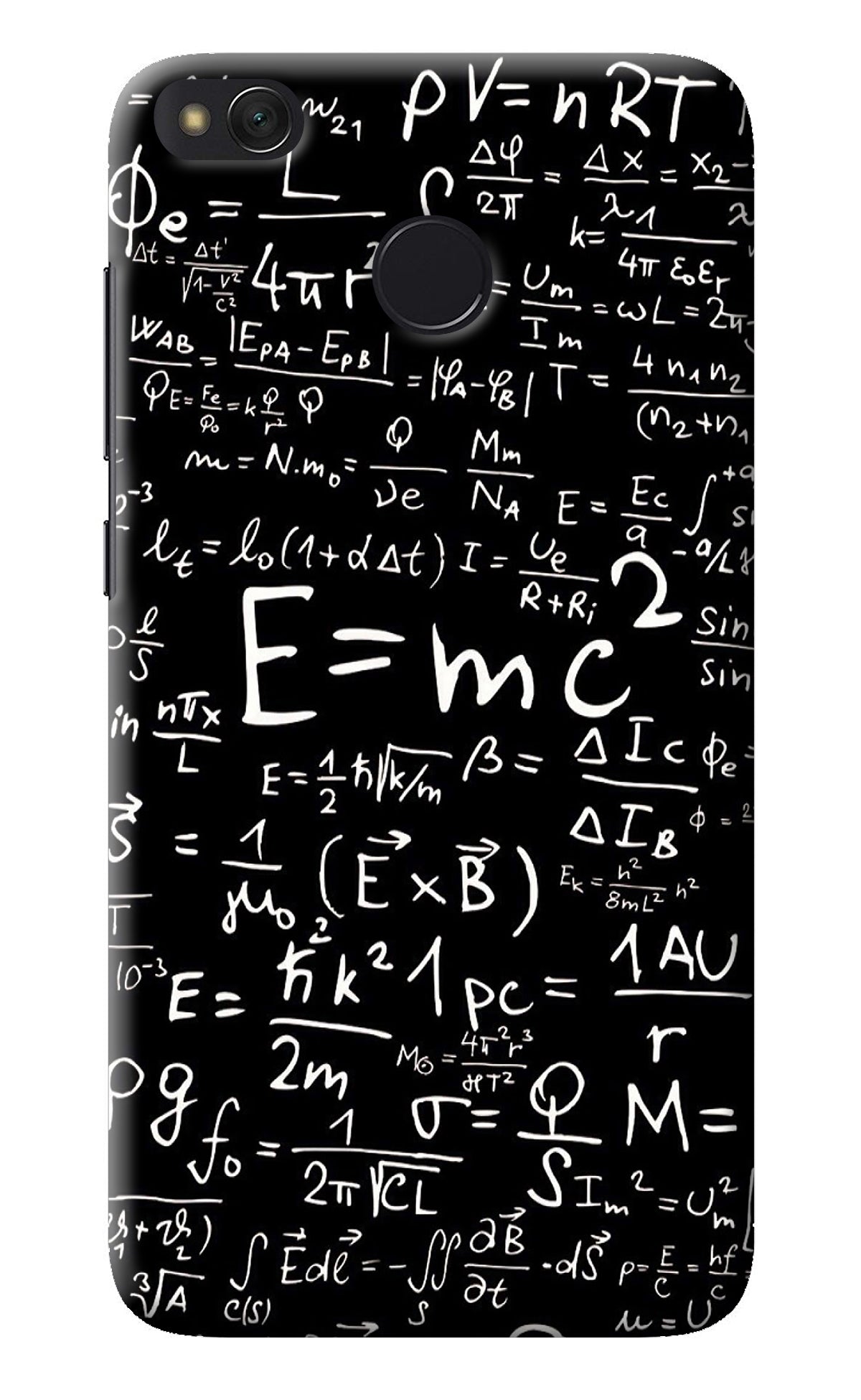 Physics Albert Einstein Formula Redmi 4 Back Cover