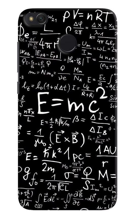 Physics Formula Redmi 4 Hard Case Back Cover by Casekaro