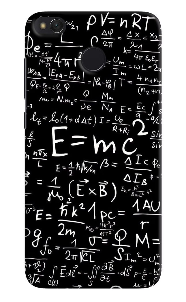 Physics Formula Redmi 4 Hard Case Back Cover by Casekaro