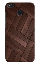 Wooden Texture Design Redmi 4 Hard Case Back Cover by Casekaro