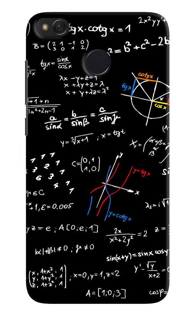 Mathematics Formula Redmi 4 Hard Case Back Cover by Casekaro