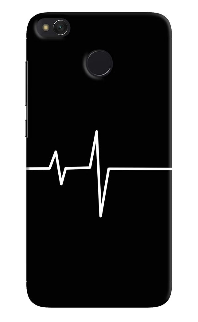 Heart Beats Redmi 4 Hard Case Back Cover by Casekaro